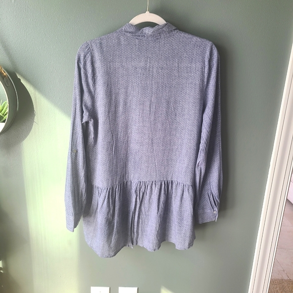 Sunday in Brooklyn Button Down Ruffle Shirt, Size Small - Picture 4 of 4